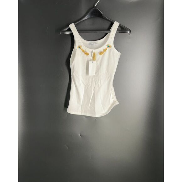 Schiaparelli Tops - Schiaparelli White Tank Top